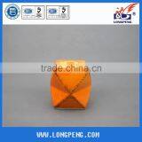 Home Decorative Table Top Elegant Orange Ceramic Tealight Candle Holders thumbnail-1