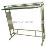 Square Cloth Rack With Glass