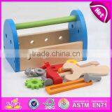 Hot Sale Preschool Toy Wooden Kids Tool Box Best Design Intelligent Diy Wooden Kids Tool Box W03D018 thumbnail-6