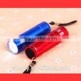 9 Long Life Mini Ultra Bright LEDs Flashlight,LED Torch thumbnail-1