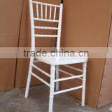 White Wooden Tiffany Chair Banquet Chair for Wedding Party Rental thumbnail-1