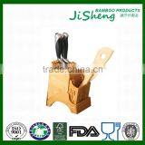 New Design Eco-friendly Bamboo Knife Block thumbnail-2