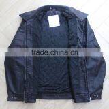 2015 Mens Genuine Leather Jacket thumbnail-6