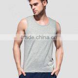 Wholesale Gym Fitness Plain Tank Top Dry Fit Custom Singlet Vest Men thumbnail-3