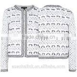 Factory Price New Fashion Elegant Ladies Knitted Jacket thumbnail-4