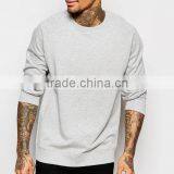 Custom Plain Collared Sweat Suits Blank Mens Crewneck Sweatshirt thumbnail-1