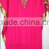 PINK Gold Kaftan COVER UP thumbnail-1