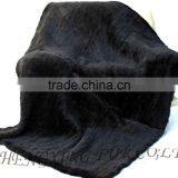 CX-D-80D Genuine Mink Fur Blanket Throw Rug thumbnail-4