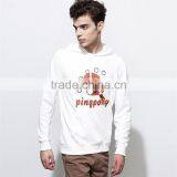 White Print 100% Fleece Polyester Hoodies Wholesale Lightweight Hoodie thumbnail-3