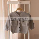 S32902W 2017 Baby Girl Knitted Sweater Spring Baby Wear Sweaters Cardigans thumbnail-4
