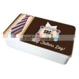 Full Color Rectangle Tin Container - Measures 6" x 8" and Features Your Full Color Sublimated Design on Lid thumbnail-1