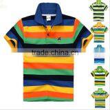 New 100% Cotton Kids Clothes Tee Boys Polo T-shirt thumbnail-1