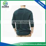 Hot Selling O-Neck Soft Mens Long Sleeve Pima Cotton t Shirt Wholesale/ Gym Shirt thumbnail-3