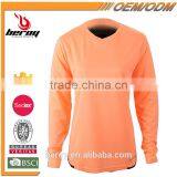 Custom Your Own Sublimation Long Sleeve T Shirt,ladies T-shirt for Sports Gym Fitness thumbnail-1
