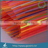 Makeup Bag Polyester Mesh Fabric Rainbow Color thumbnail-2