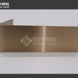 201 304 316 Stainless Steel Sheet ,rose Golden HL Decorative Stainless Steel thumbnail-1