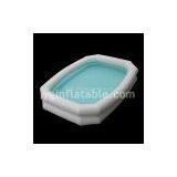 White Inflatable Pool thumbnail-1