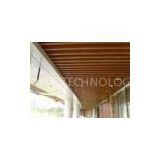 Moth-proof Artistic Wood Plastic Composite Ceiling For Indoor Decoration