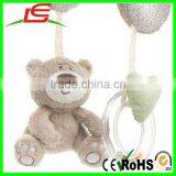 Spiral Activity Rabbit Bear Educational Rattles Toys Round the Baby Bed Hanging Toy thumbnail-2