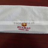 cotton dobby and embroidery face towel,hotel towel