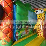 Colorful Zoology Theme Inflatable Combo for Sale thumbnail-2