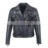 HMB-0286A WOMEN LEATHER JACKETS MOTORBIKE BIKER FASHION COATS