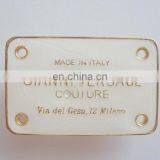 Siniciline Brand Name Metal Tags/custom Engraved Logo Metal Label for Clothing