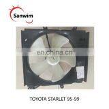 1995 1996 1997 1998 1999 Fits TO-YO-TA STA-RLET Radiator Cooling Fan thumbnail-1