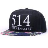 High Quality Hot Sale Custom 6 Panel Cap Snapback, Custom Snapback Cap thumbnail-4