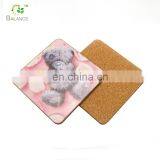 New Design Customization Natural Eco Friendly Coasters Blank Cork Coaster 100mm Size thumbnail-5