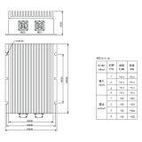PDE-B Series 400-500W Single/dual 12/24/48V Power Supply Converter thumbnail-2