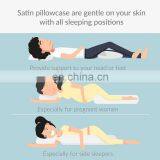 Luxury Super Soft Breathable Seamless Sleeping Plain Satin Home Body Pillowcase thumbnail-3