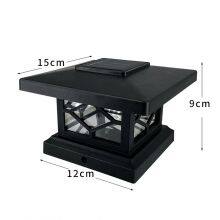 Solar Post Cap Light Waterproof Energy Saving LED Solar Fence Light Warm White Light Decoration for Garden Fence thumbnail-2
