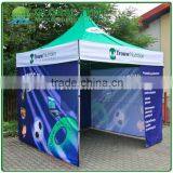 Custom Print Aluminum Pop Up Pagoda Tent 3x3m ( 10ft X 10 ft), Printed canopy & valance, 3 full walls