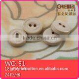 11mm Natural Raw Wood Button for Shirts thumbnail-3