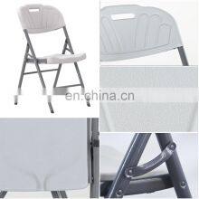 Wholesale High Quality Modern Leisure Comfortable Wedding Plastic Resin Folding Chairs Foldable Plastic Chair thumbnail-5