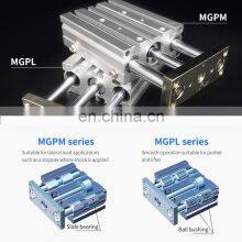 MGPM12X10 MGPM12X20 MGPM12X25 MGPM12X50 MGPM12X75 MGPM12X100 MGPM12X125 Tri-rod MGPL TCM TCL Pneumatic Cylinder thumbnail-5