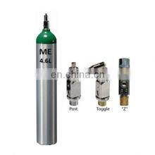 HG-IG Oxygen Aluminum Cylinder ,CGA Standard High Pressure Aluminum Oxygen Gas Cylinder ME Series Medical Tank thumbnail-2