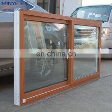 UPVC Frame Colorful PVC Sliding Window With Plastic Steel