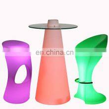 Outdoor Round Party Cocktail Night Club Furniture Led Bar Tables