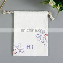 Bolsas De Joyeria Con Logotipo Envelope Earring Cotton Dust Bag Bolsa Para Joyas White Canvas Jewelry Pouch for Jewelry thumbnail-2