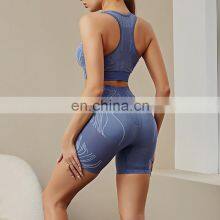 Good Quality Women Leggings Workout Clothes Suit Tik Tok Best Activewear Sports Seamless Gym Bra Fitness 2/3 Piece Yoga Sets thumbnail-5