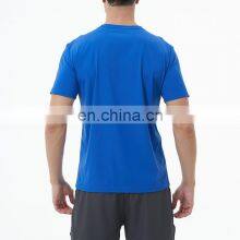 New Arrival Plus Size Breathable Ice Silk Solid Color Fitness Gym Shirt For Men Blank Workout Running Sportswear Casual T-Shirt thumbnail-5