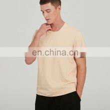 Quick Dry Sweat-wicking Plus Size Short Sleeve T-shirt Gym Fitness Men's Casual Gym Fitness Sports Wear Clothing Solid Basic Tee thumbnail-4