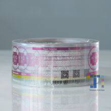 Customizable Clear Plastic Stickers Waterproof