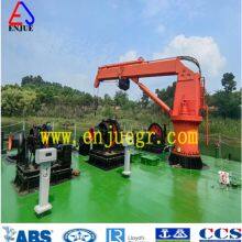 2t/8m Electric Hydraulic Telescipic Foldable Marine Crane Lifting Cargo Machine Ship Crane With CCS BV ABS RS Dnv Appoved for Sale thumbnail-5
