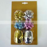 New Design Gift Wrapping/Wedding Party Decoration PP Metallic Egg Foil/vevelt/fancy/present ribbon and bows