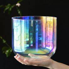 Sound Healing Wind Chime Handle Crystal Singing Bowl Quartz Set Chrystal Rainbow Meditation thumbnail-5