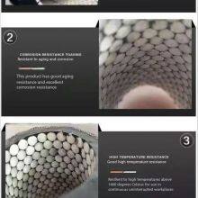 Wear-resistant Liner Ceramic Cylinders Embedded Rubber Hose thumbnail-3