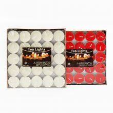 Оптовая продажа 100 пакетов российских неароматизированных парафиновых ночников на 4 часа для украшения рождественских праздников